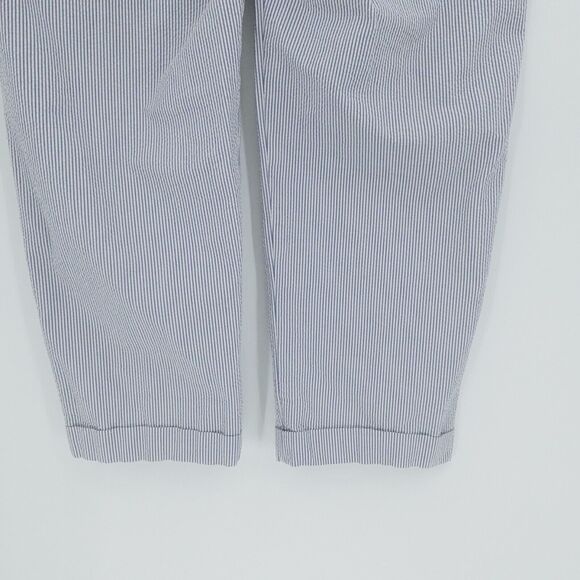 Brook Brothers Pants Mens 38X28 Blue Striped Seersucker Preppy Nautical Yacht - Picture 10 of 10
